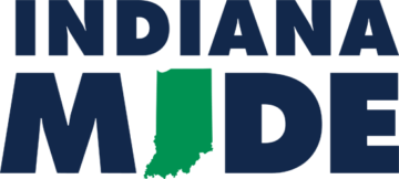 Minimalist Connecticut logo in green on a navy background, symbolizing growth and progress.