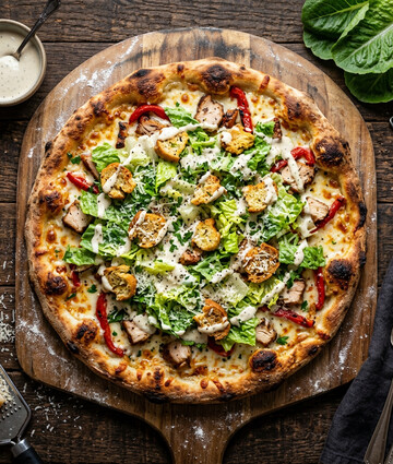 Smoked-Caesar-Pizza