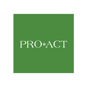 Pro*Act logo on green background embodies sustainability and innovation for positive impact.