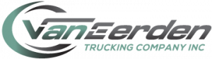 Vander Erdan Trucking Company Inc. logo featuring professional branding for food distribution and wholesale supply chain logistics services.